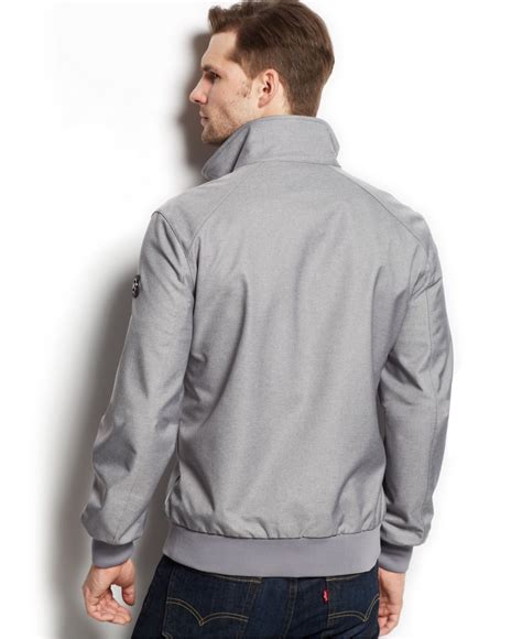 michael kors men's bomber jacket with exposed zip|micheal Kors men puffers jackets.